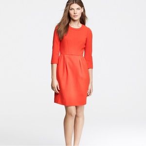J. Crew Teddy Wool Dress (Red)